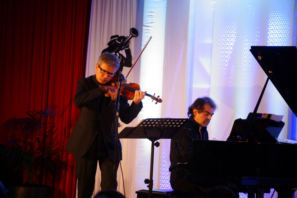Giampaolo Nuti and Francesco D'Orazio live on stage