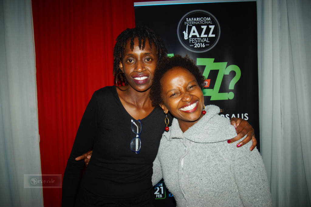 Christine Kamau and Kui in attendance