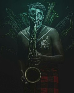 Mokua Rabai on Saxophone