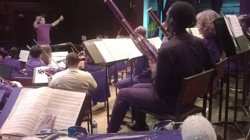 Members of the Nairobi Orchestra in action