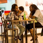 people enjoying food at Alliance Francaise