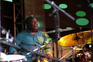 AmaniBaya on drums