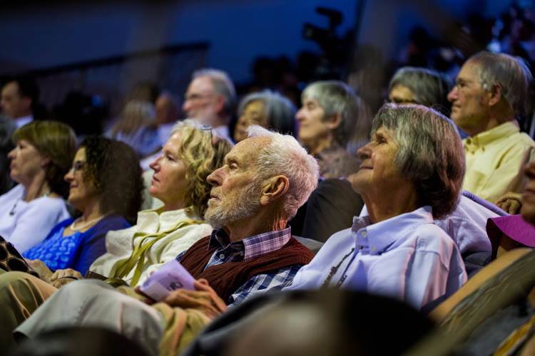 Amused Audience members