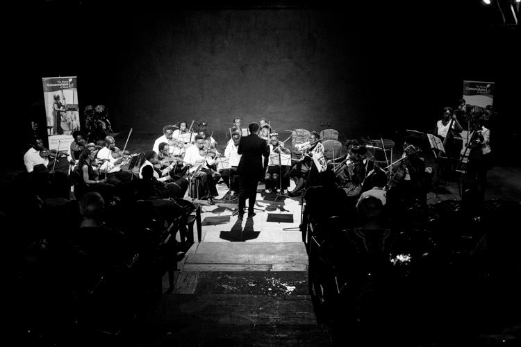 Members of the Kenya Music Conservatoire prelude orchestra