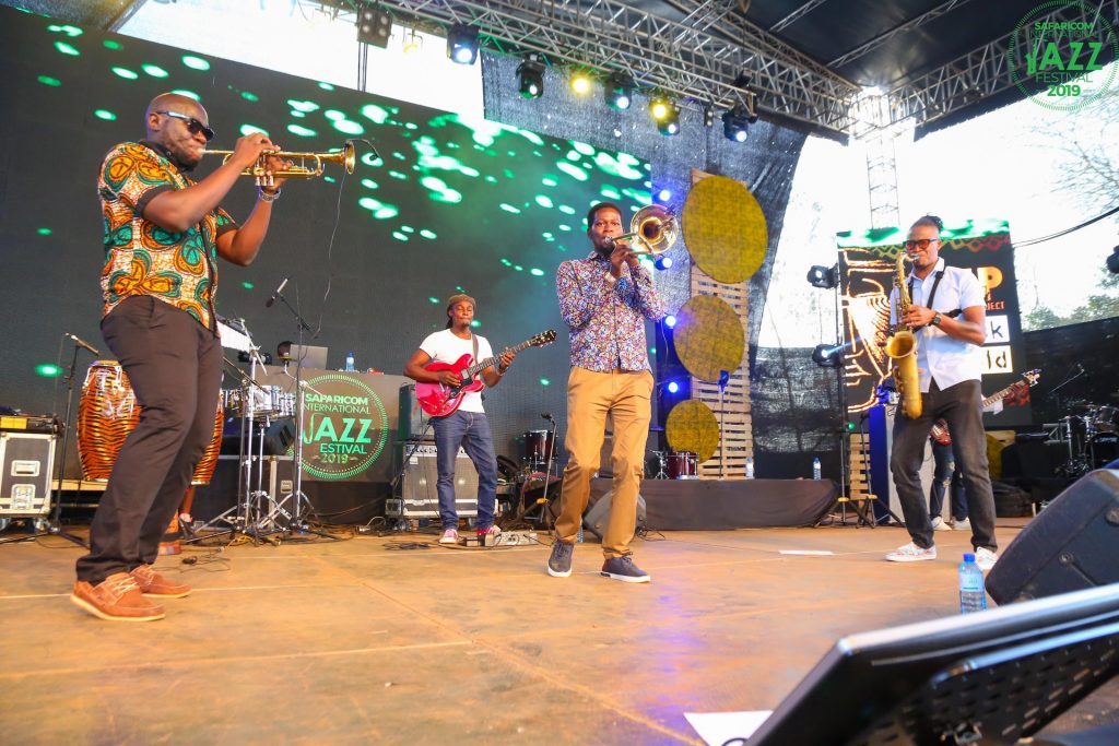 Nairobi Horns Project Perform at Safaricom Jazz festival 